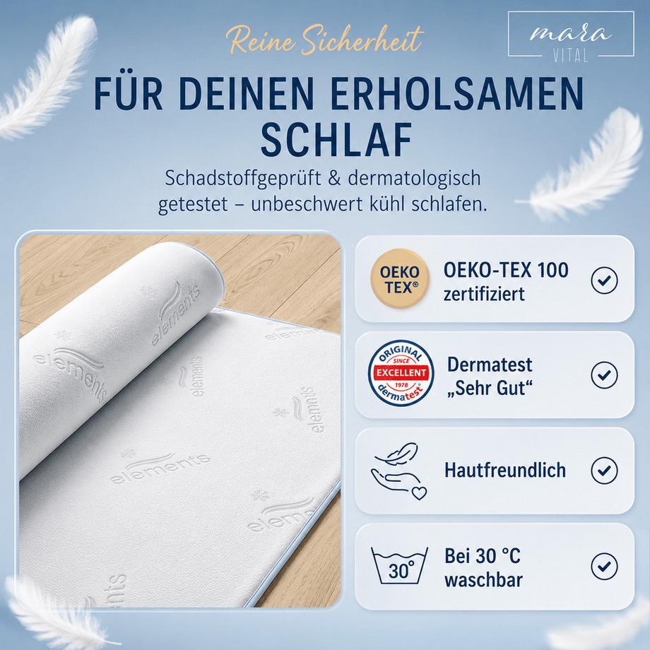 Mara Vital Kühlende Matratzenauflage Elements Cool  