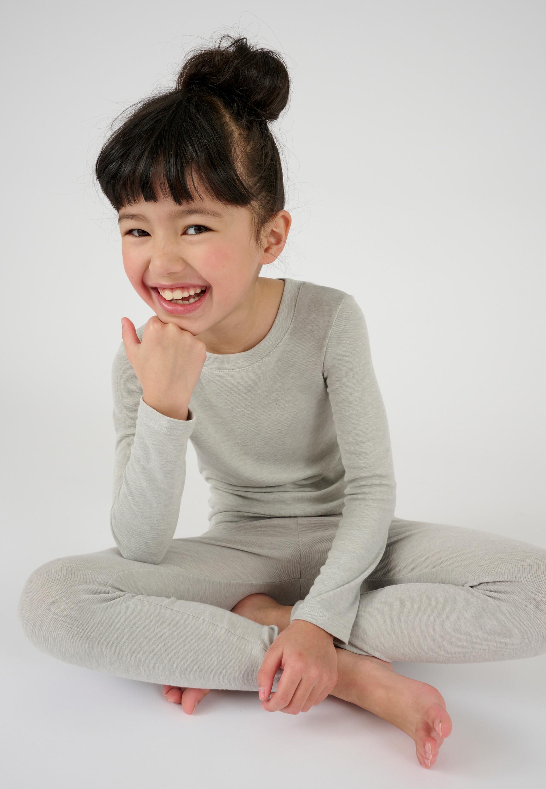 Image of T-shirt Mit Rundhals, Für Kinder. Jungen Grau 164