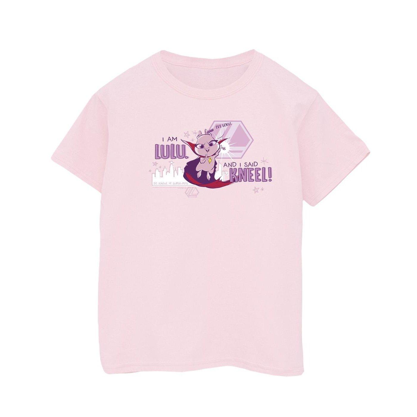 Image of Dc League Of Superpets Lulu Evil Genius Tshirt Jungen Pink 128
