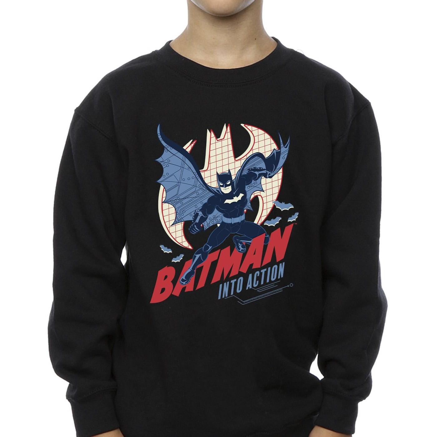 DC COMICS  Into Action Sweatshirt 