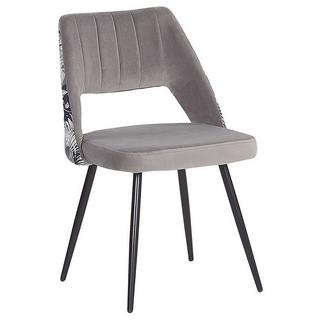 Beliani Chaise de salle à manger en Velours Moderne ANSLEY  