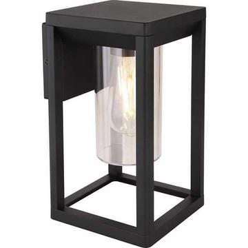 Lampada da esterno Candela in alluminio pressofuso nero opaco 1xE