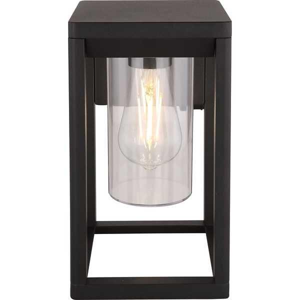 mutoni Lampe d'extérieur Candela en aluminium moulé sous pression noir mat 1xE  