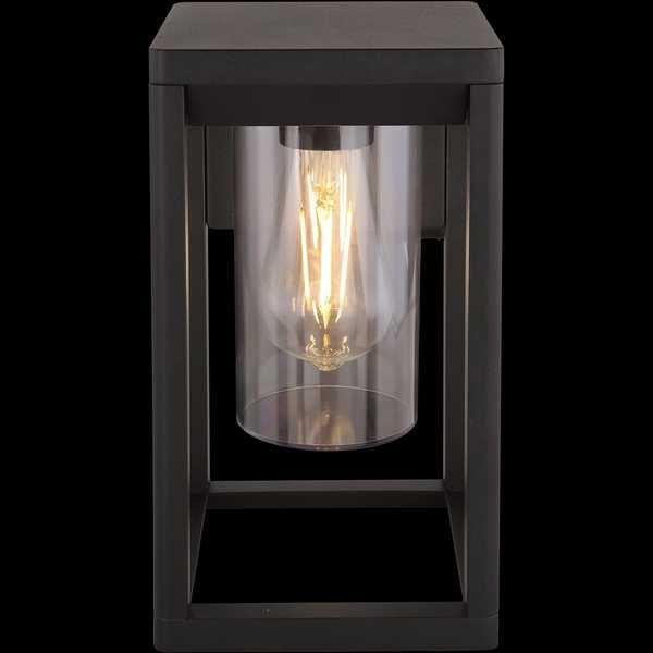 mutoni Lampe d'extérieur Candela en aluminium moulé sous pression noir mat 1xE  