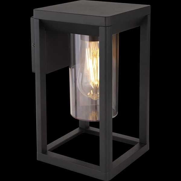 mutoni Lampe d'extérieur Candela en aluminium moulé sous pression noir mat 1xE  