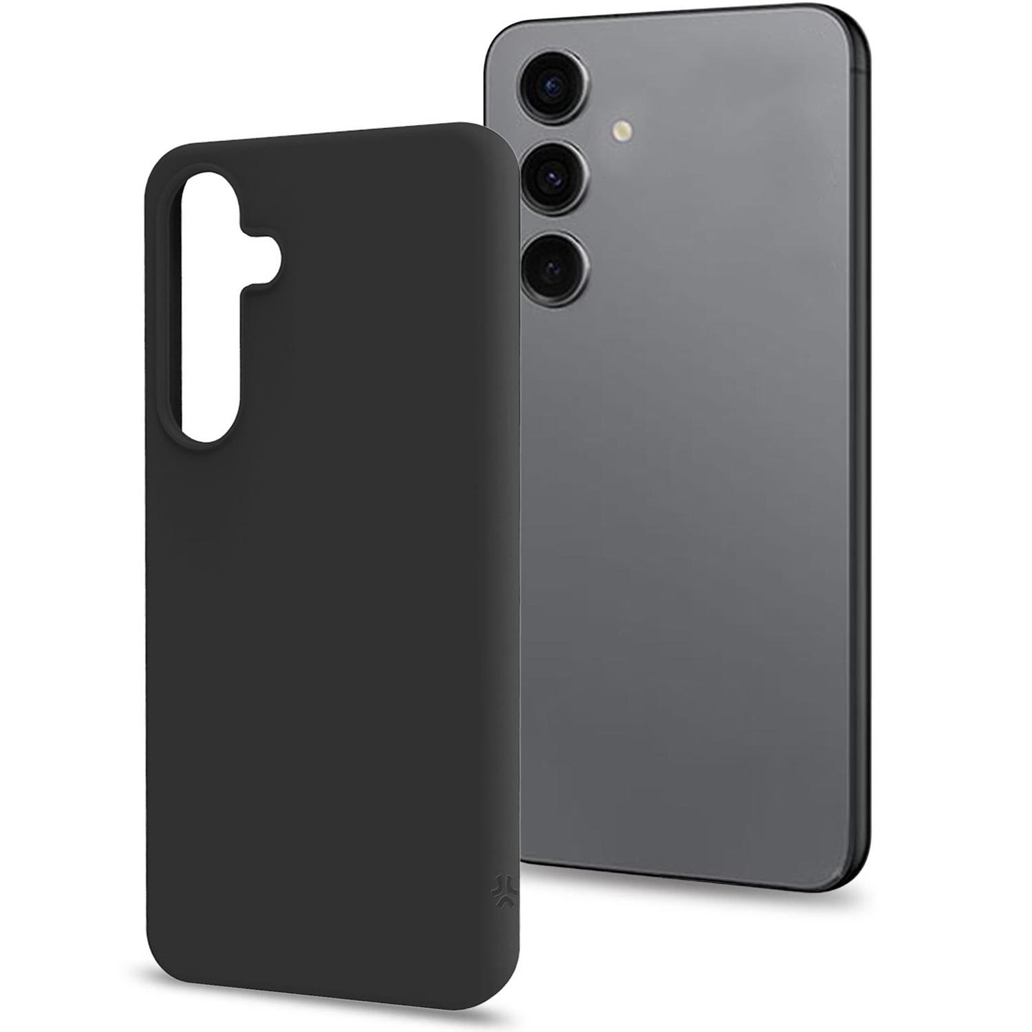 Celly  Cromo Weiche Gummihülle Galaxy S24 FE Schwarz 