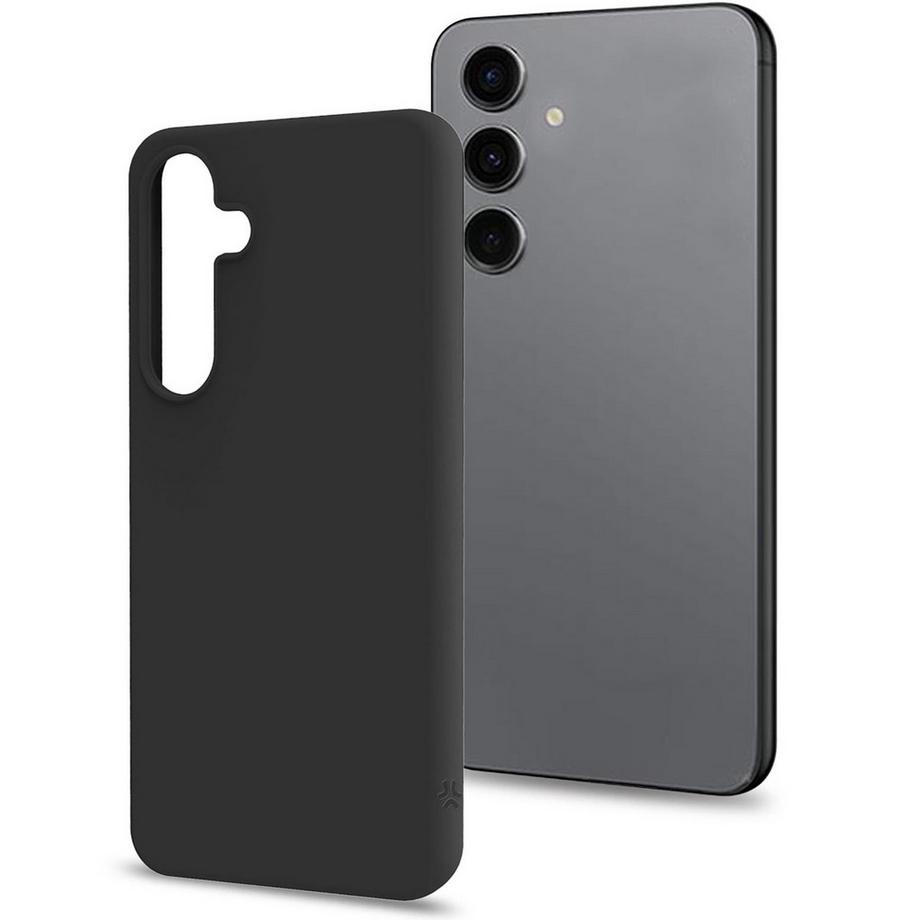 Celly  Cromo Coque en caoutchouc souple Galaxy S24 FE Noir 