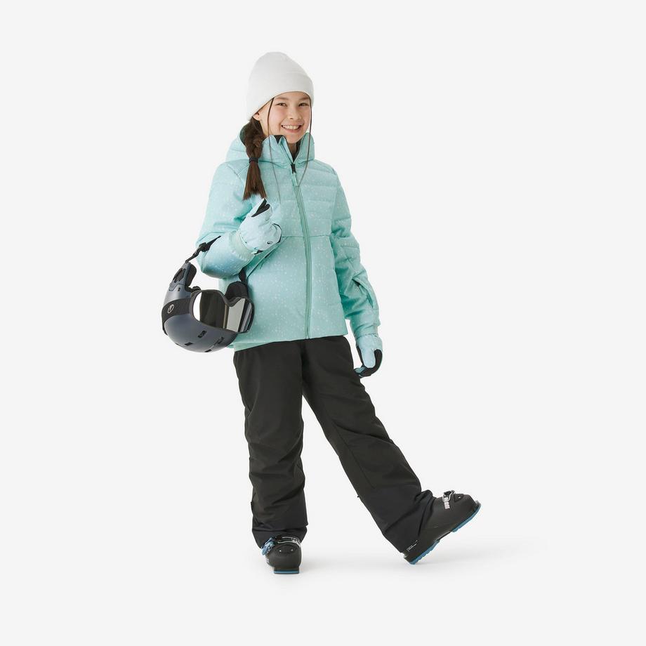 WEDZE  Wattierte Skijacke Kinder 6-14 Jahre, 100 Warm 