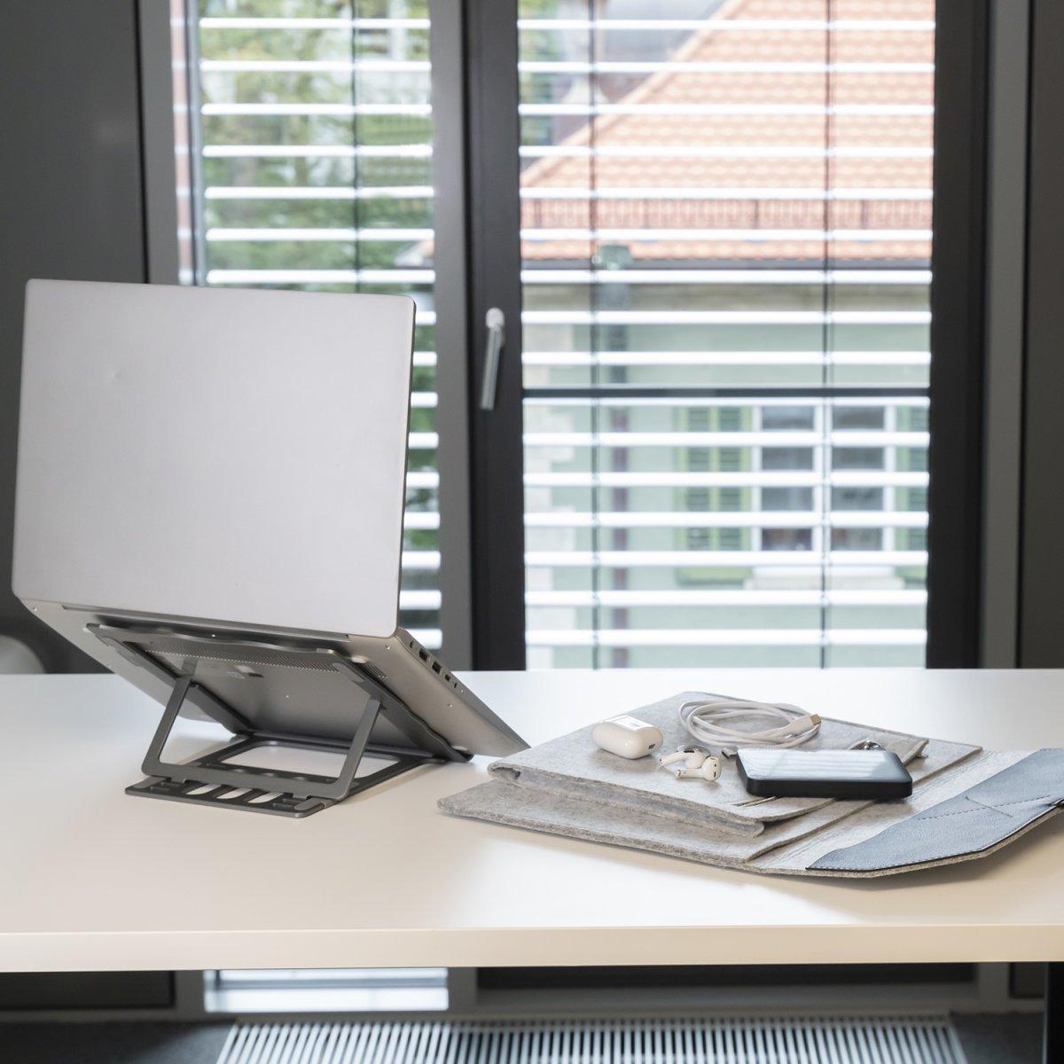 4smarts  Notebook-Sleeve Felty+ FoldStand ErgoFix 