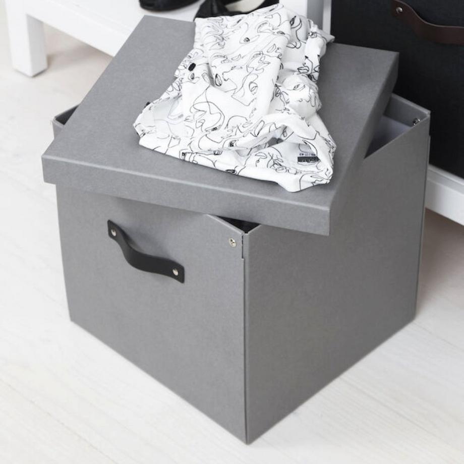 Bigso Box of Sweden LOGAN Aufbewahrungsbox   Grau  