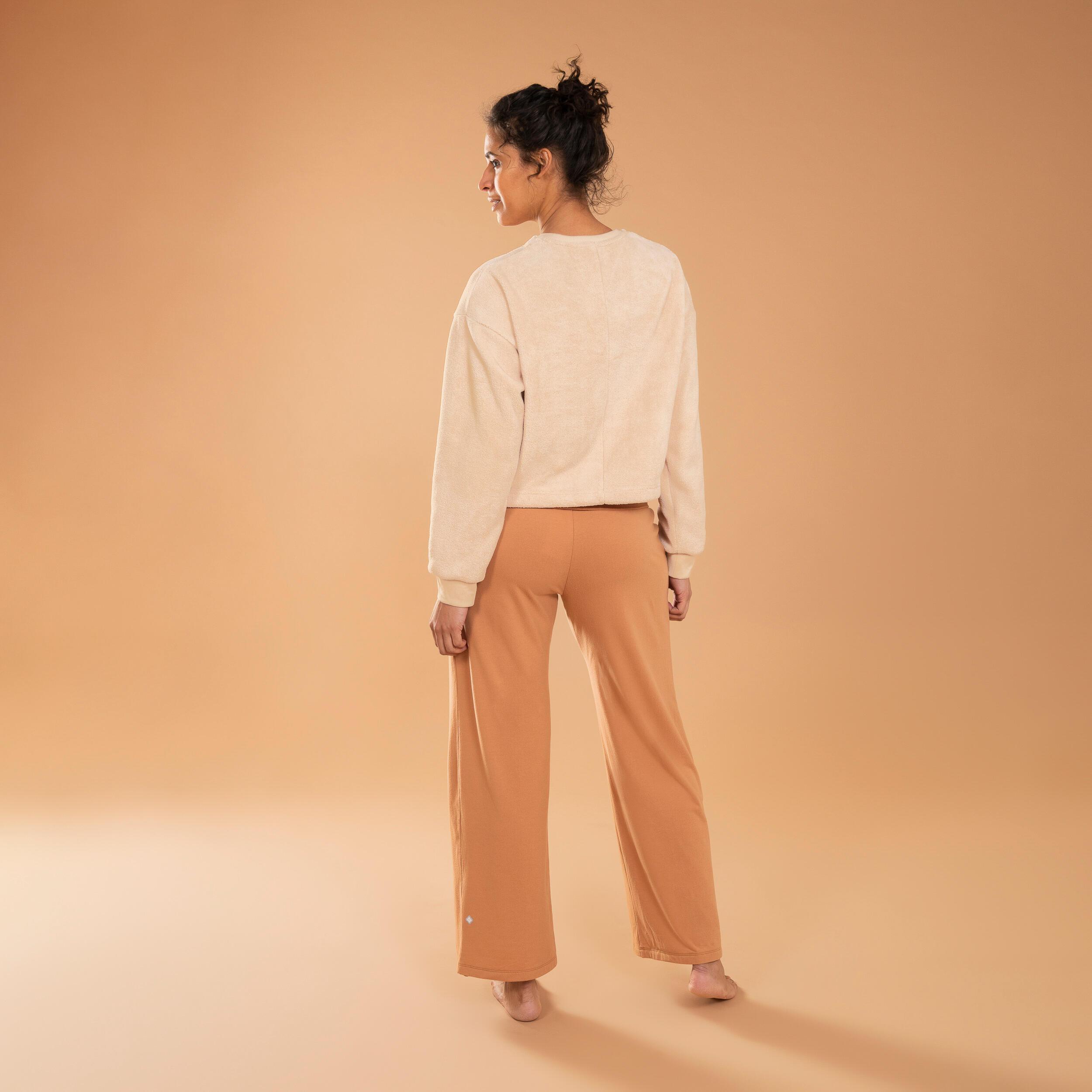 KIMJALY Felpa Cocoon in Pile Yoga & Meditazione  