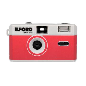 Ilford Sprite 35-II Kompakt-Filmkamera 35 mm Rot, Silber