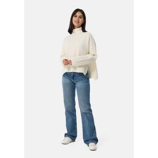 CASH-MERE.CH  Wolle Kaschmir Oversize Style Rollkragen Pullover 