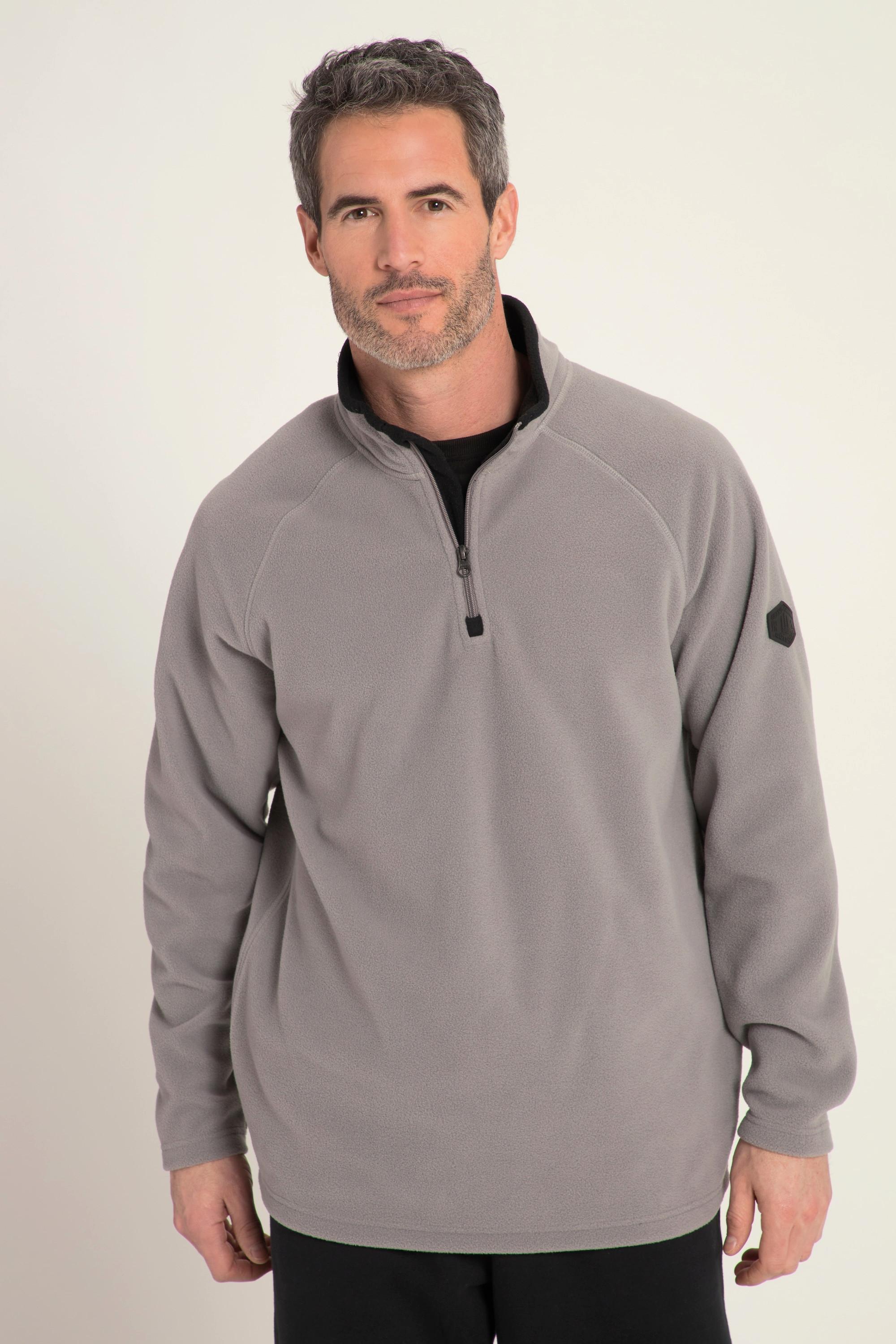 JP1880  Maglione da trekking per l'outdoor in pile con collo polo con zip 