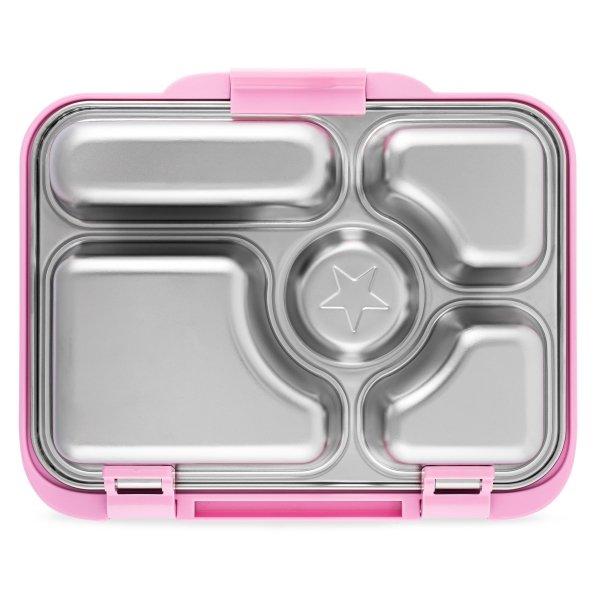 Yumbox Yumbox Presto (5 Unterteilngen) Rose Pink, Edelstahl Znünibox  