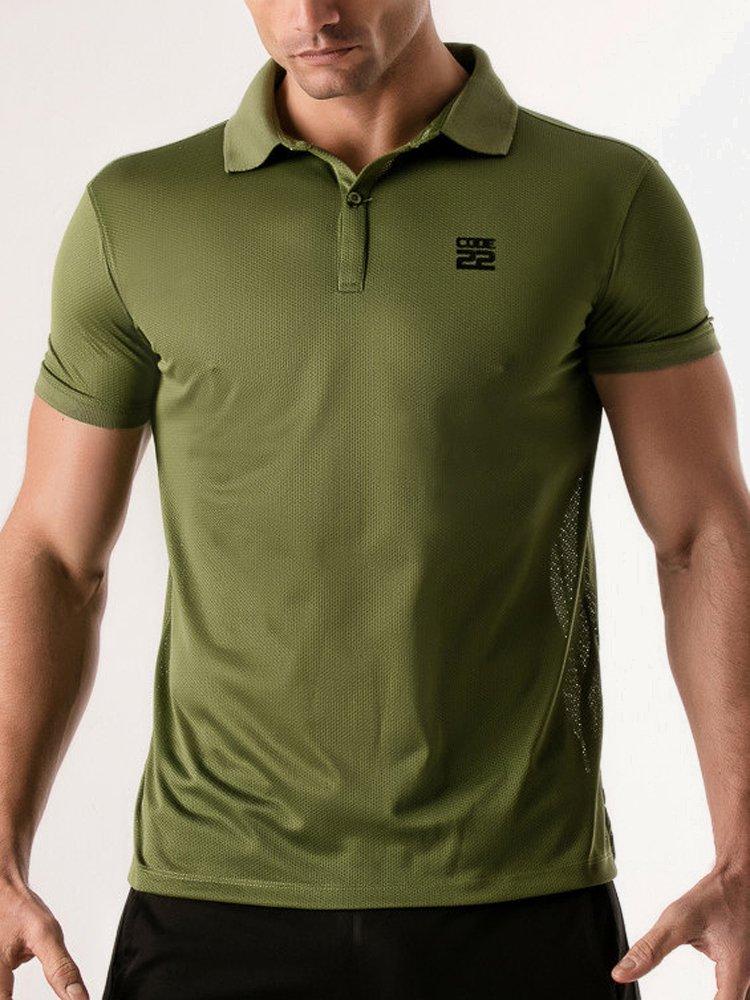 Image of Pinhole Polo Unisex Militärgrün M