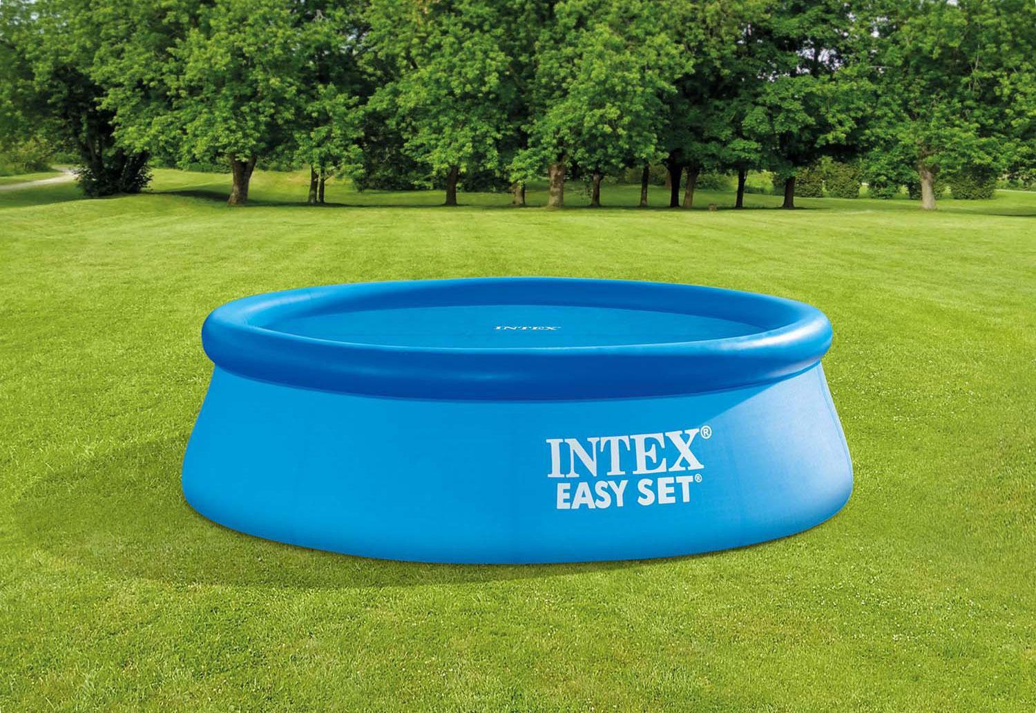 Intex Couverture solaire tapis chauffant piscine 244cm 28010 INTEX  