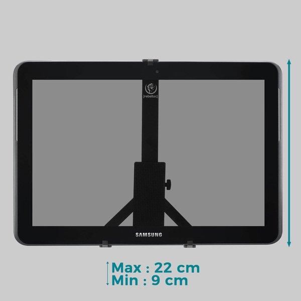 Avizar  Supporto per tablet da auto 2 in 1 nero 