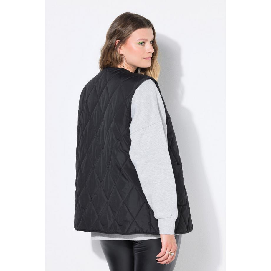 Studio Untold Gilet Trapuntato Leggero Taglio Oversize Bottoni Automatici  