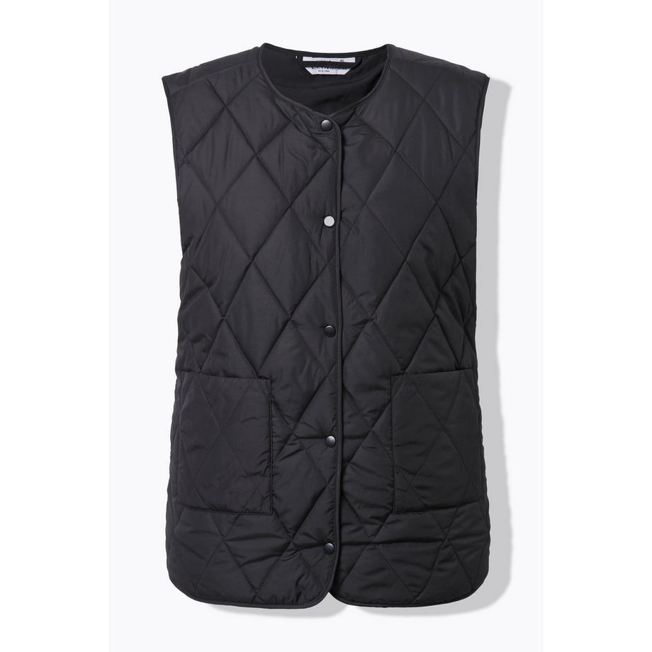 Studio Untold Gilet Trapuntato Leggero Taglio Oversize Bottoni Automatici  