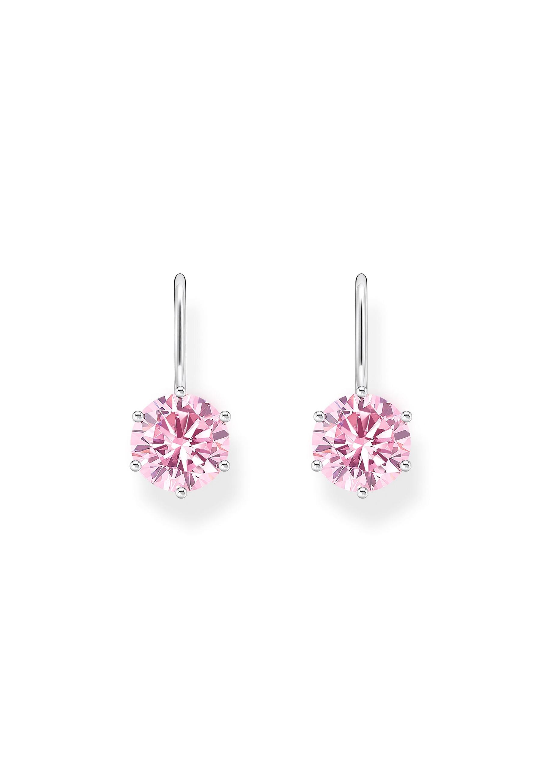 Thomas Sabo  Boucles d'oreilles Argent Zirconia rose 