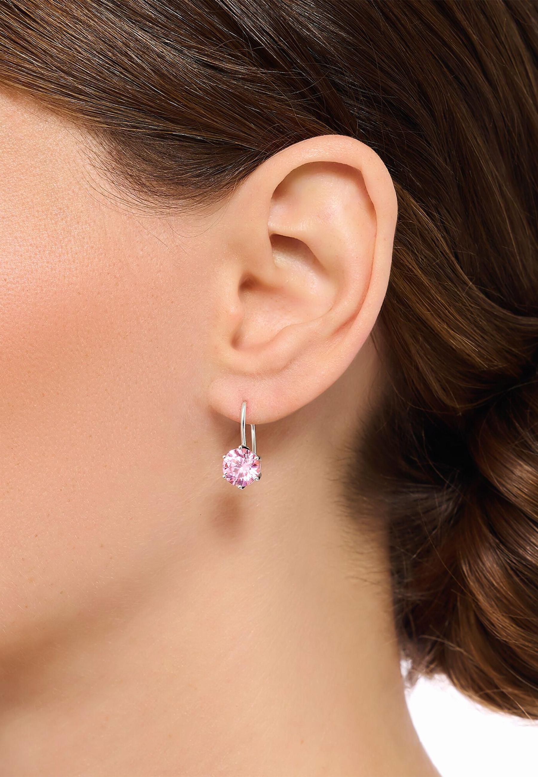 Thomas Sabo  Boucles d'oreilles Argent Zirconia rose 