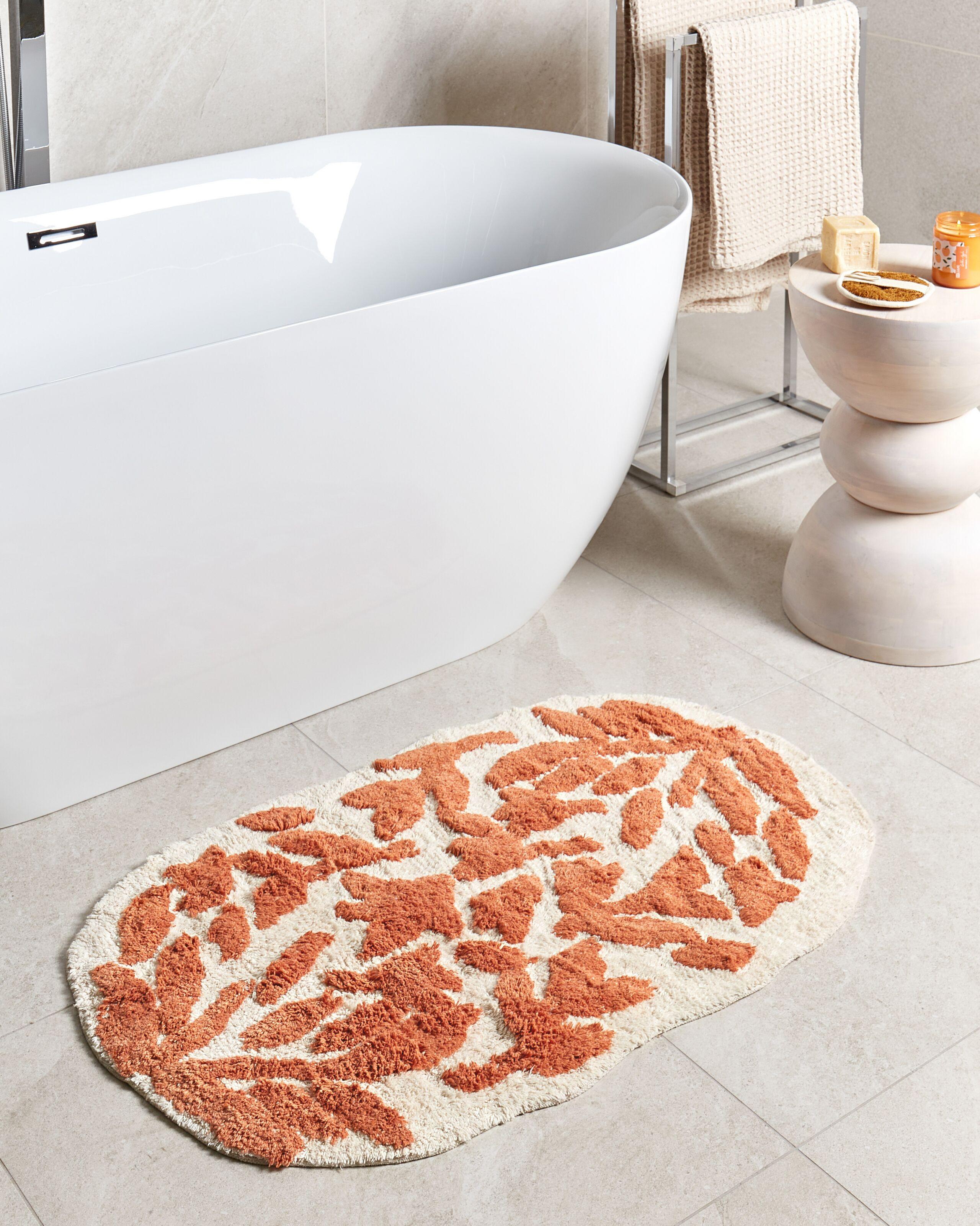 Beliani Tapis de bain en Coton Moderne DERIK  