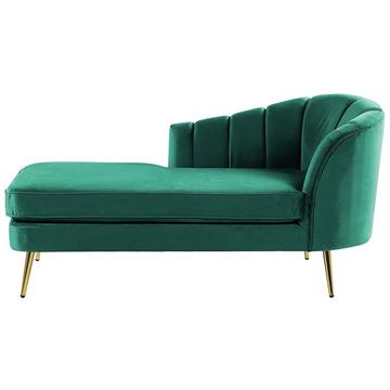 Chaise longue en Velours Traditionnel ALLIER