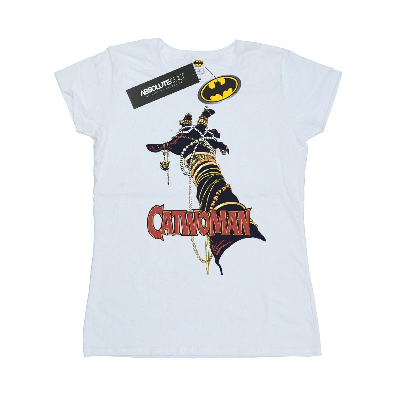 Image of Batman Catwoman Friday Tshirt Damen Weiss M