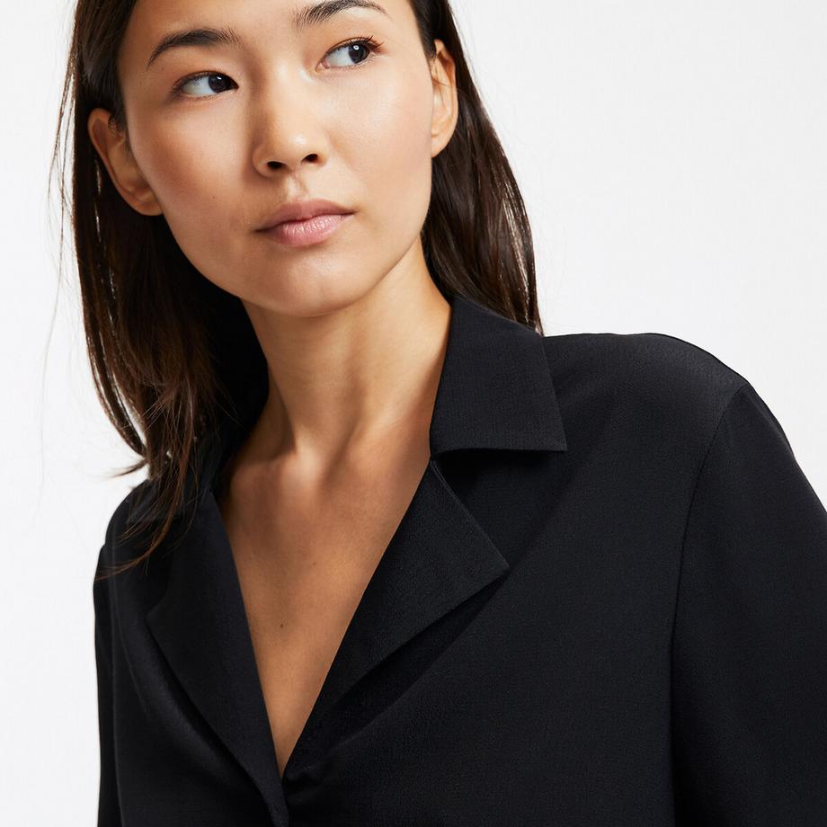 La Redoute Collections Chemisier Manches Courtes Col Revers  