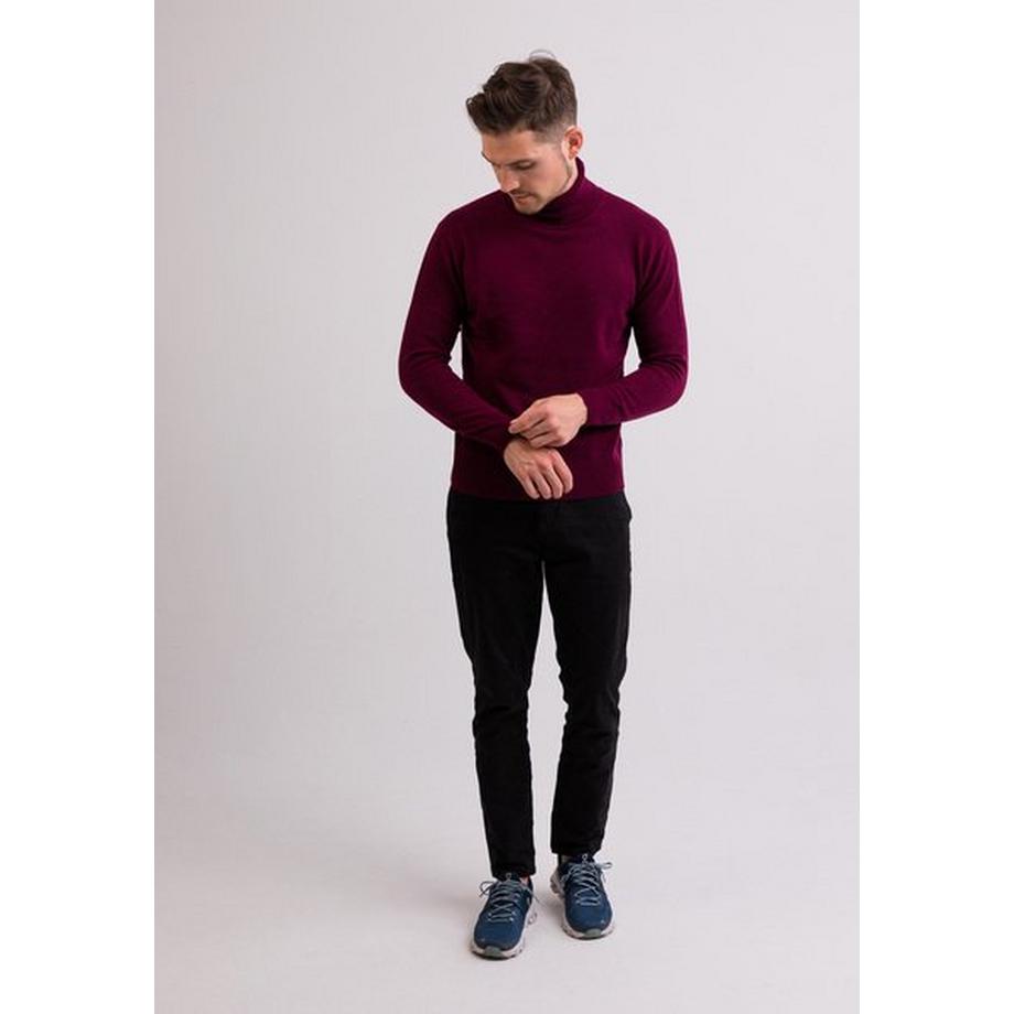 CASH-MERE.CH Pull Col Roulé Cachemire  