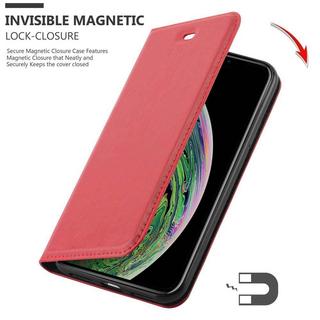 Cadorabo  Housse compatible avec Apple iPhone XS MAX - Coque de protection avec fermeture magnétique, fonction de support et compartiment pour carte 