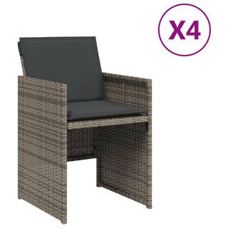 VidaXL sedia da giardino Polirattan  