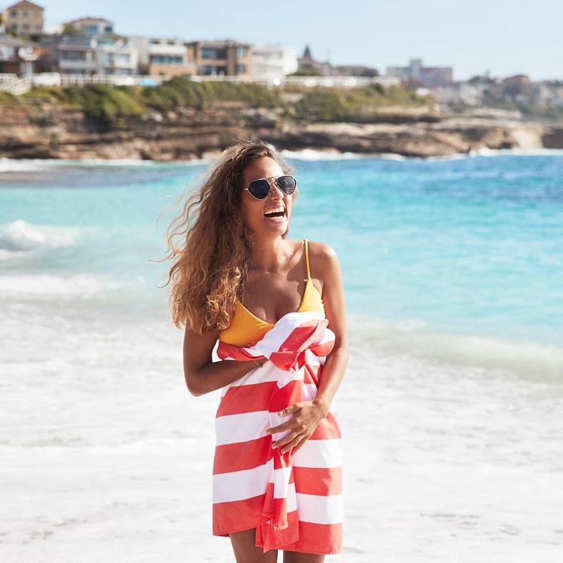 Dock&Bay Towel CABANA L coral  