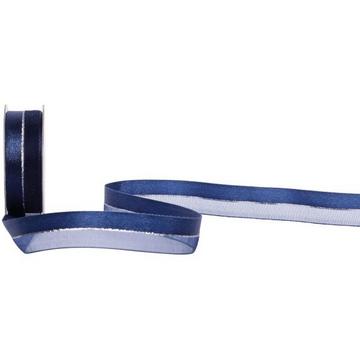 SPYK Band Cubino Elégance 1458.1654 16mmx3m Blau-Silber