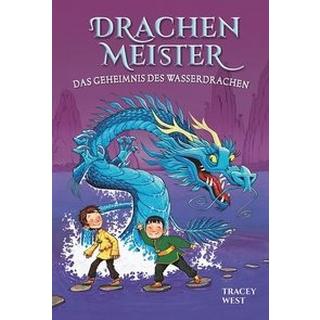 Drachenmeister Band 3 - Das Geheimnis des Wasserdrachen West, Tracey; Howells, Graham (Illustrationen) Copertina rigida 