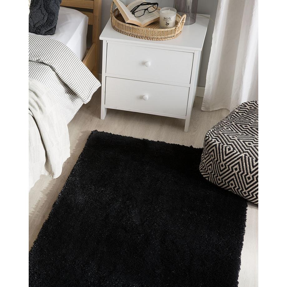 Beliani Tappeto Shaggy en Poliestere Moderno EVREN  