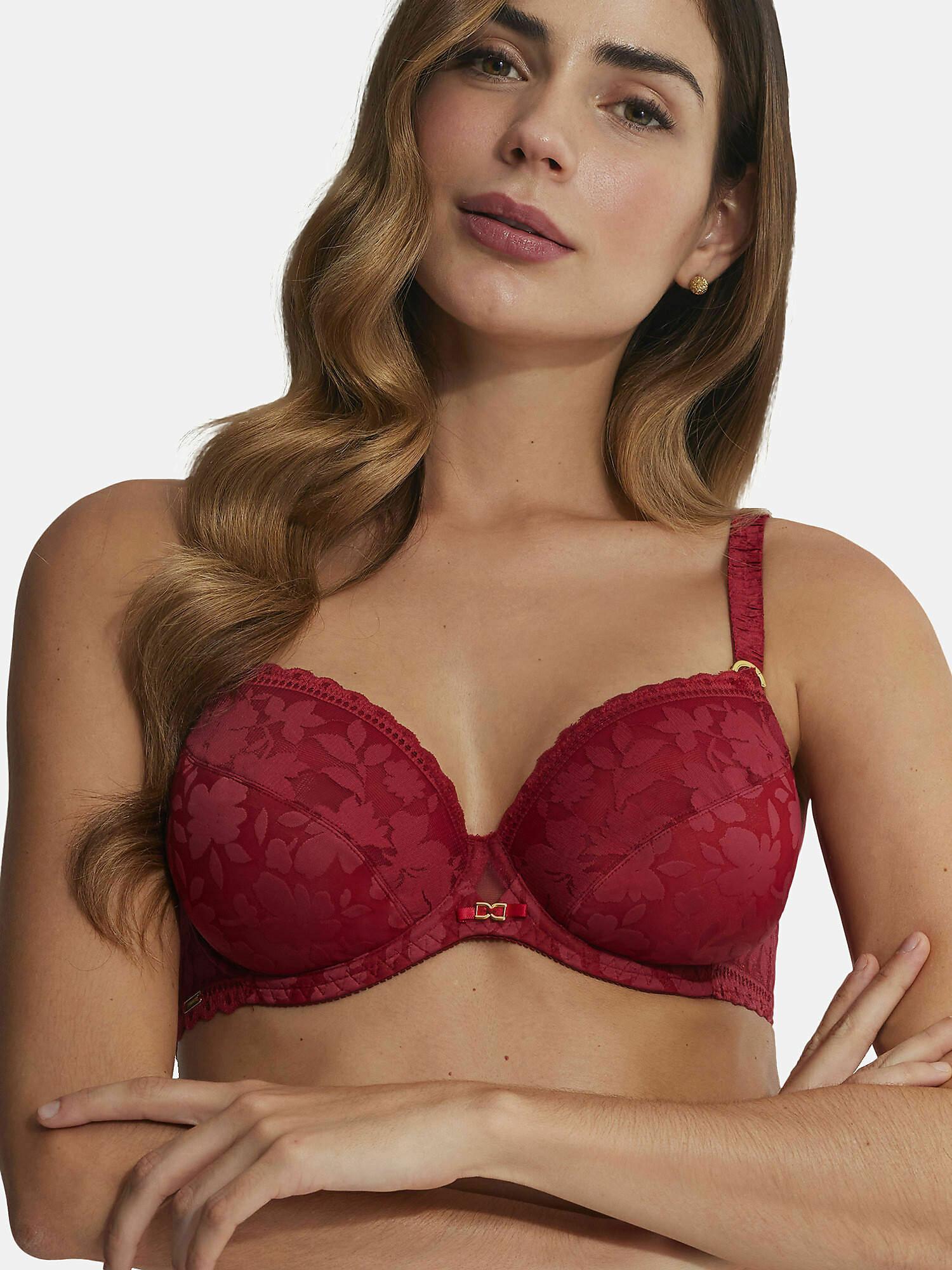 Image of Schachtel-bh Gabrielle Damen Rot Bunt D/90