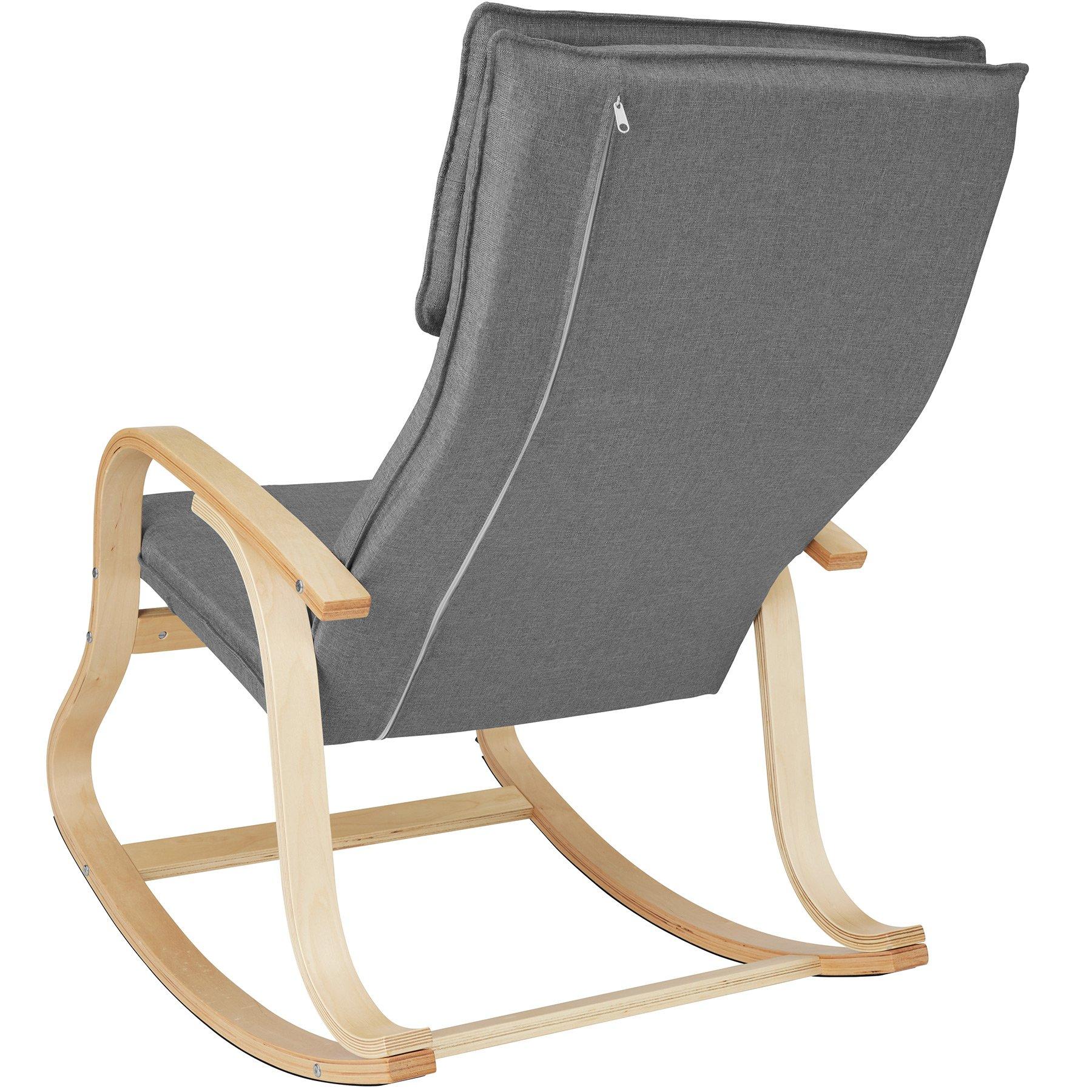 Tectake Fauteuil à bascule Roca  