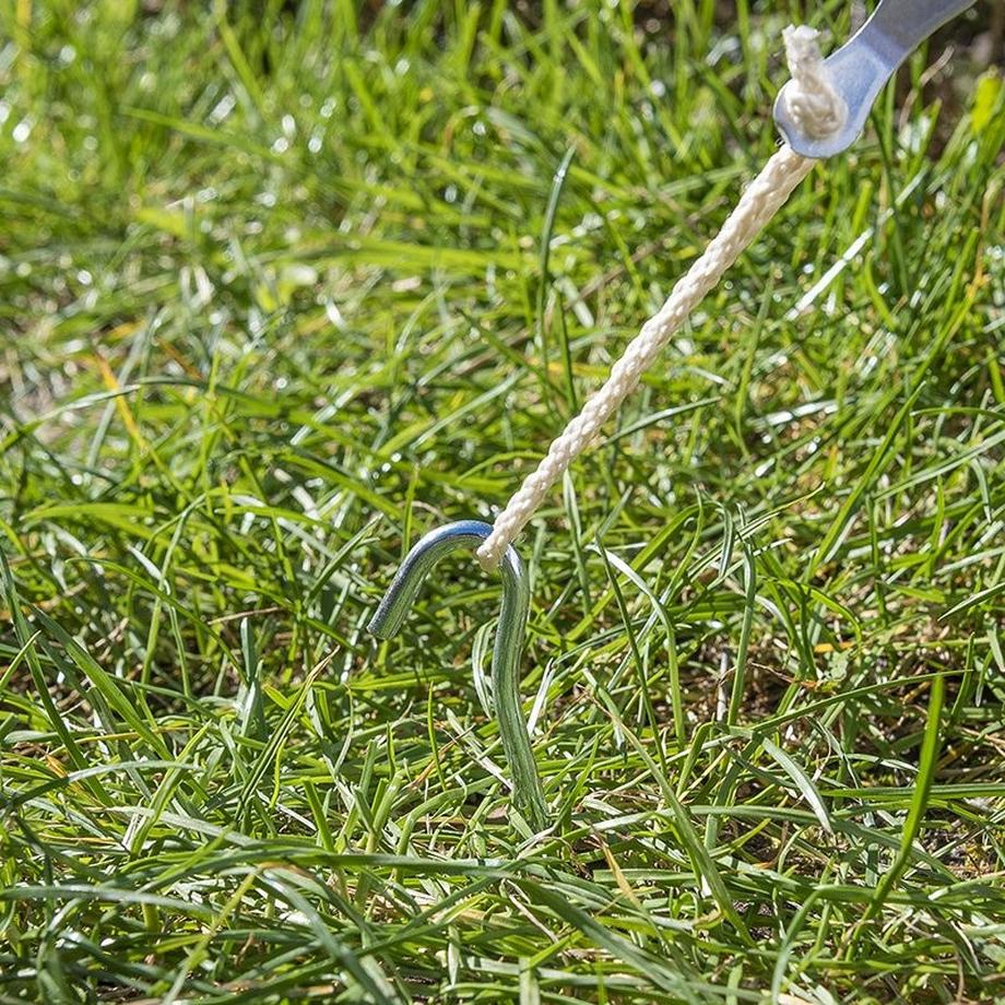 Pricenet  Zelthering 22cm Metall mit offener Öse 10 Stück im Polybeutel 