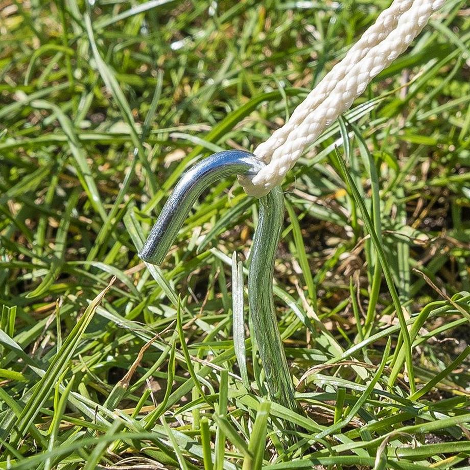 Pricenet  Zelthering 22cm Metall mit offener Öse 10 Stück im Polybeutel 