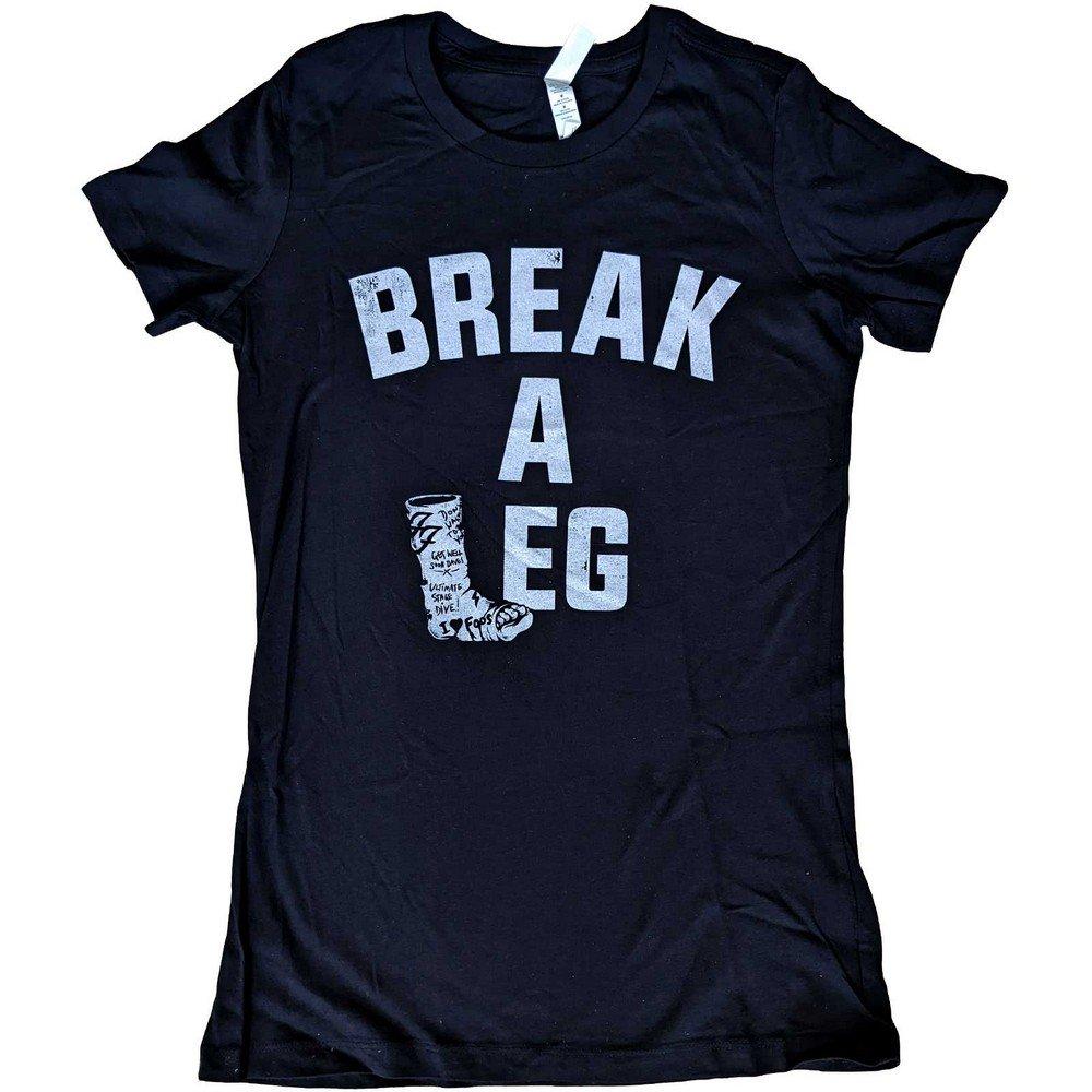Image of Break A Leg Tshirt Damen Schwarz M