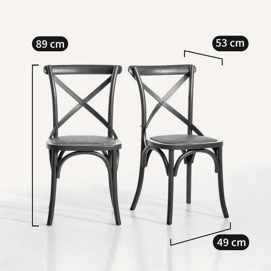AM.PM Lot de 2 chaises  