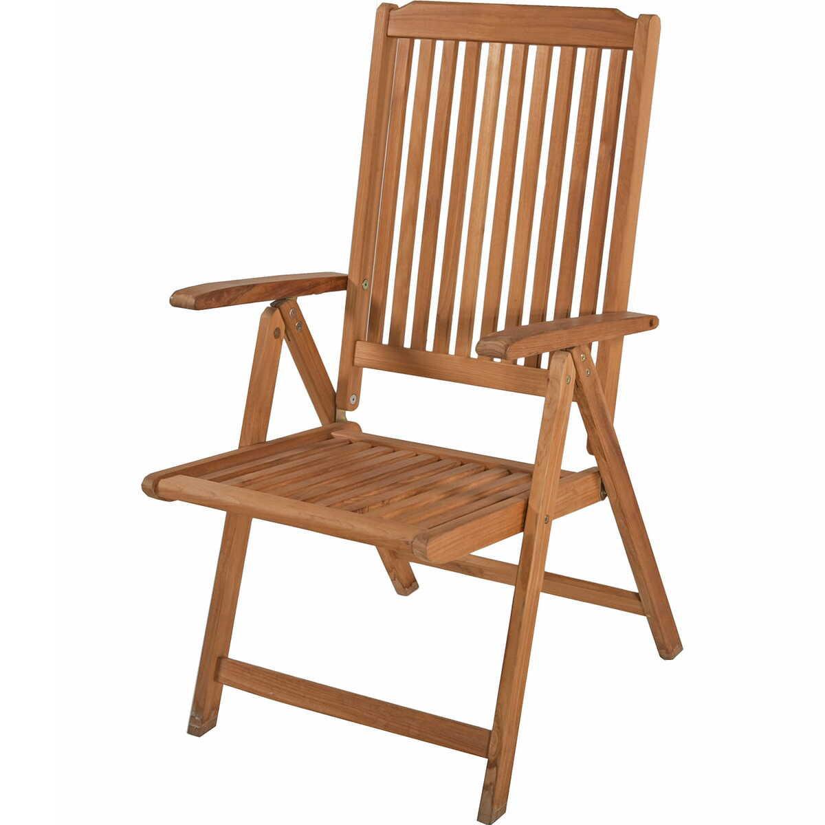 mutoni pleasure Garten Essgruppe Solo II Teak natur (3-tlg)  