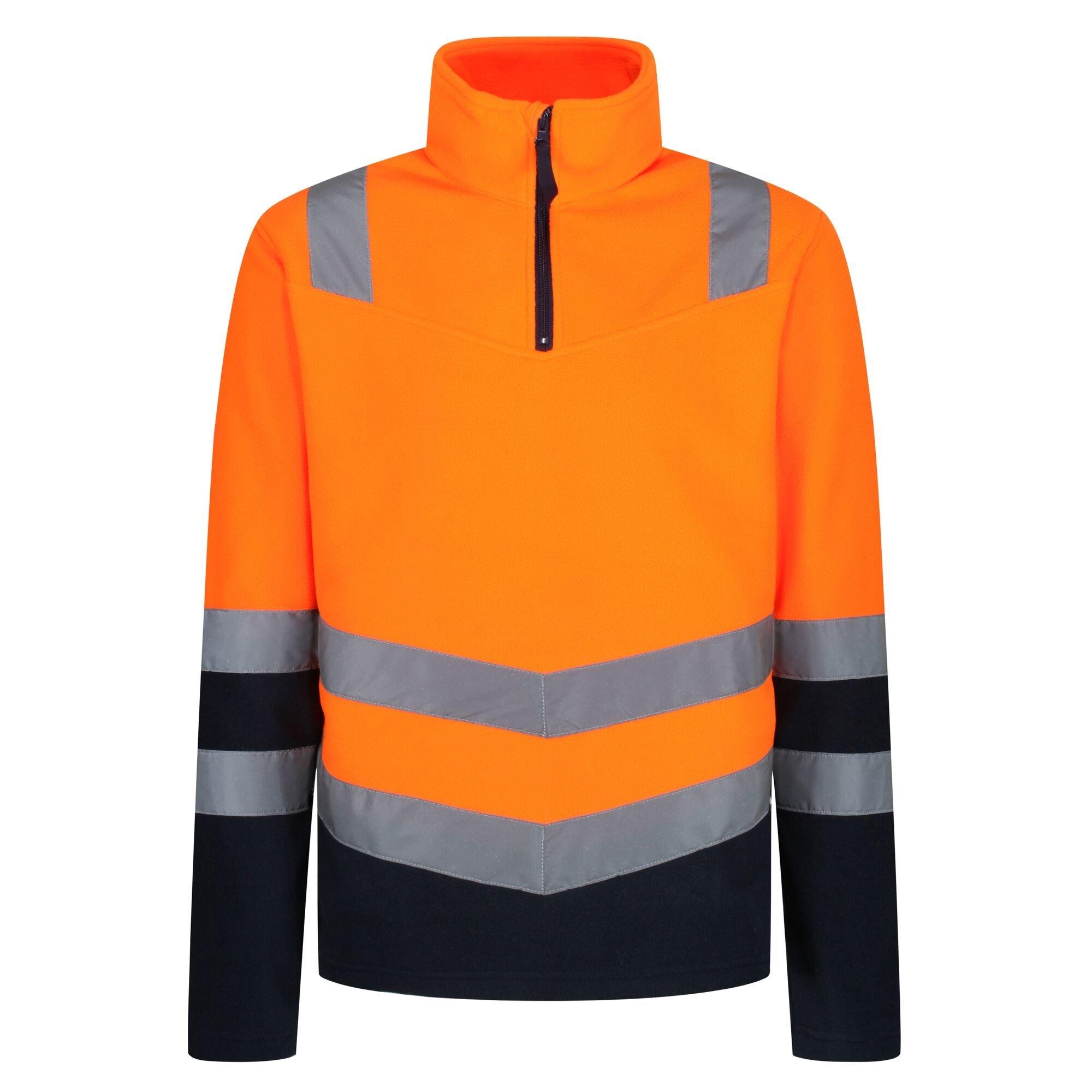 Image of Pro 220 Fleeceoberteil Herren Orange L