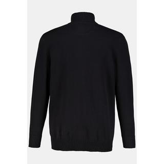 JP1880 Strickjacke Stehkragen Rippbündchen  