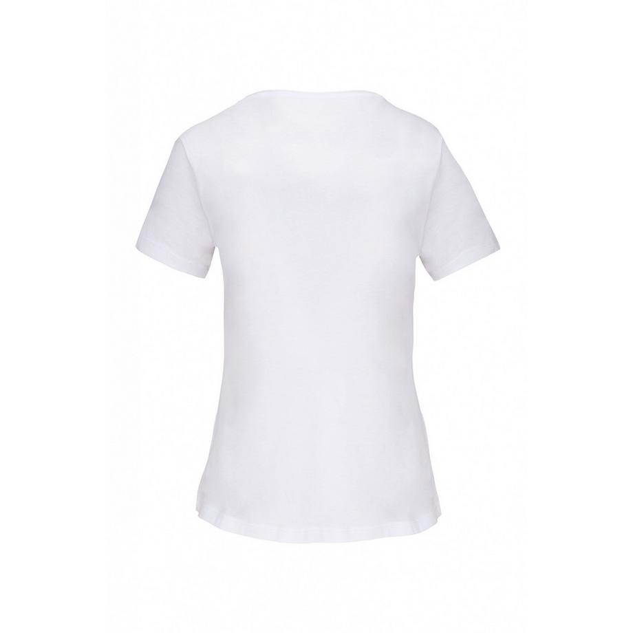 Kariban Bio T-Shirt mit offener Kante  