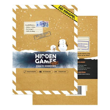 Hidden Games  Hidden Games HGFA06EB gioco da tavolo ICE COLD CRIME 90 min Carta da gioco Detective 