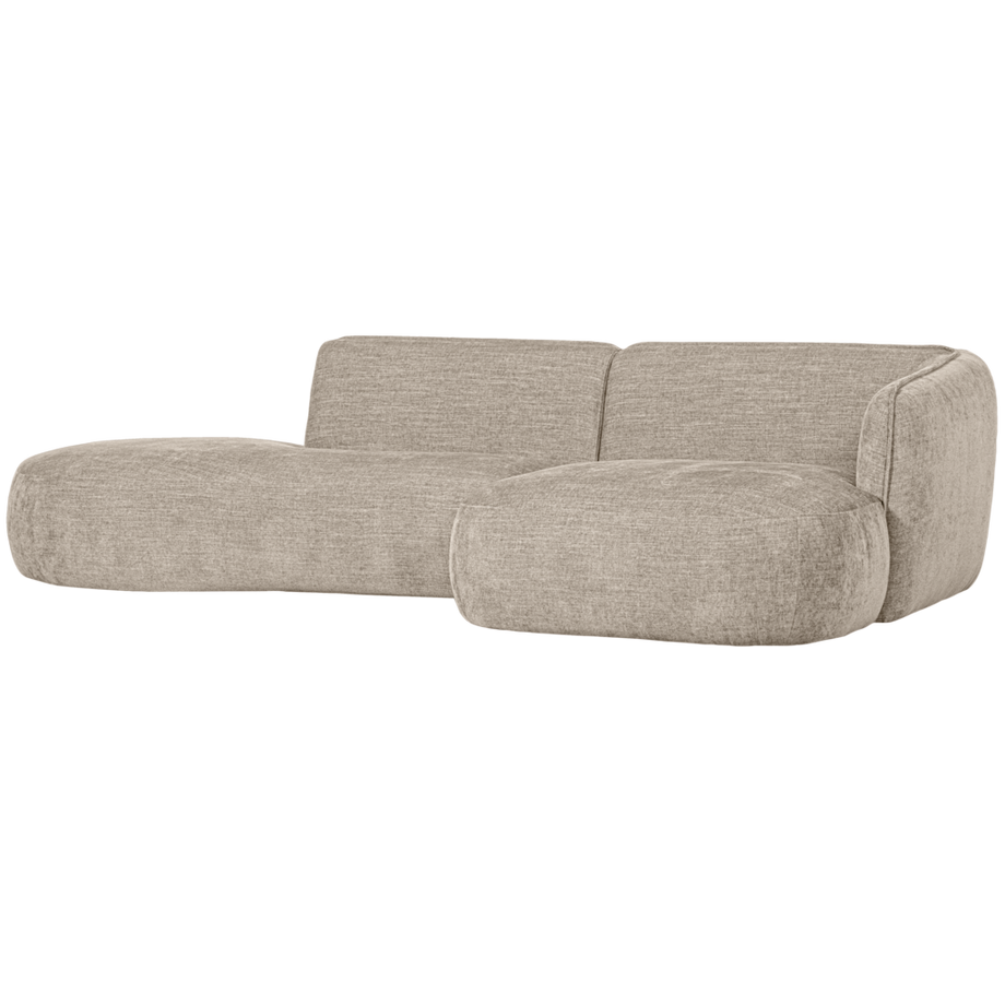 mutoni Ecksofa Polly rechts Webstoff sand 258x150  