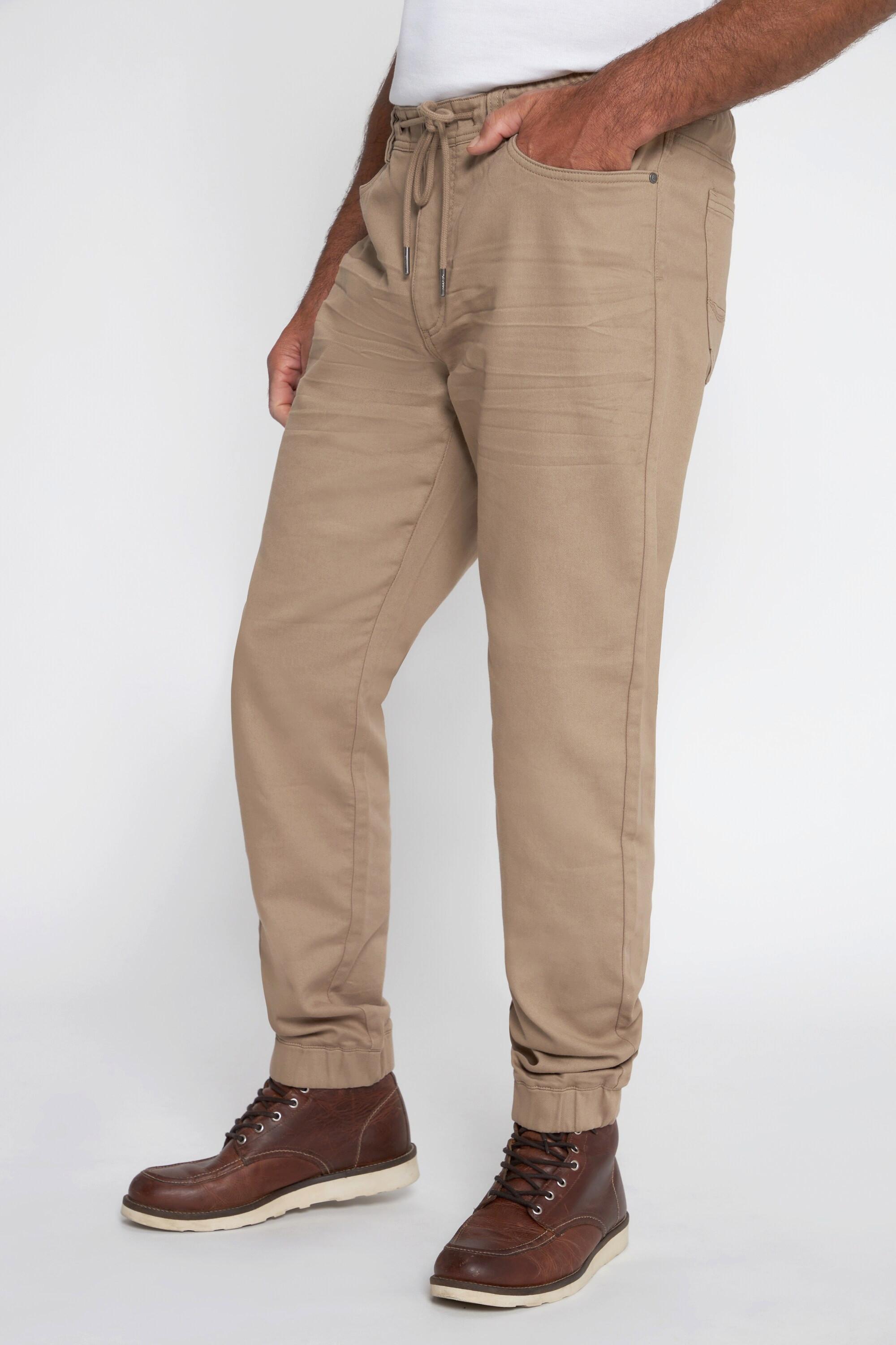 JP1880  Pantalon à enfiler FLEXNAMIC®, à taille élastique sable 